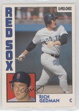 1984 O-Pee-Chee Rich Gedman #296 0m8e