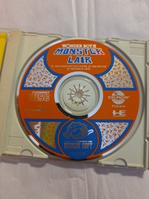 PC Engine MONSTER LAIR WONDER BOY Ⅲ SCD Japanese Game Soft Tested