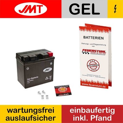 SYM Jet Sport X 50 R, 2007-2015, Batterie GEL, wartungsfrei (inkl. 7,50  Pfand)