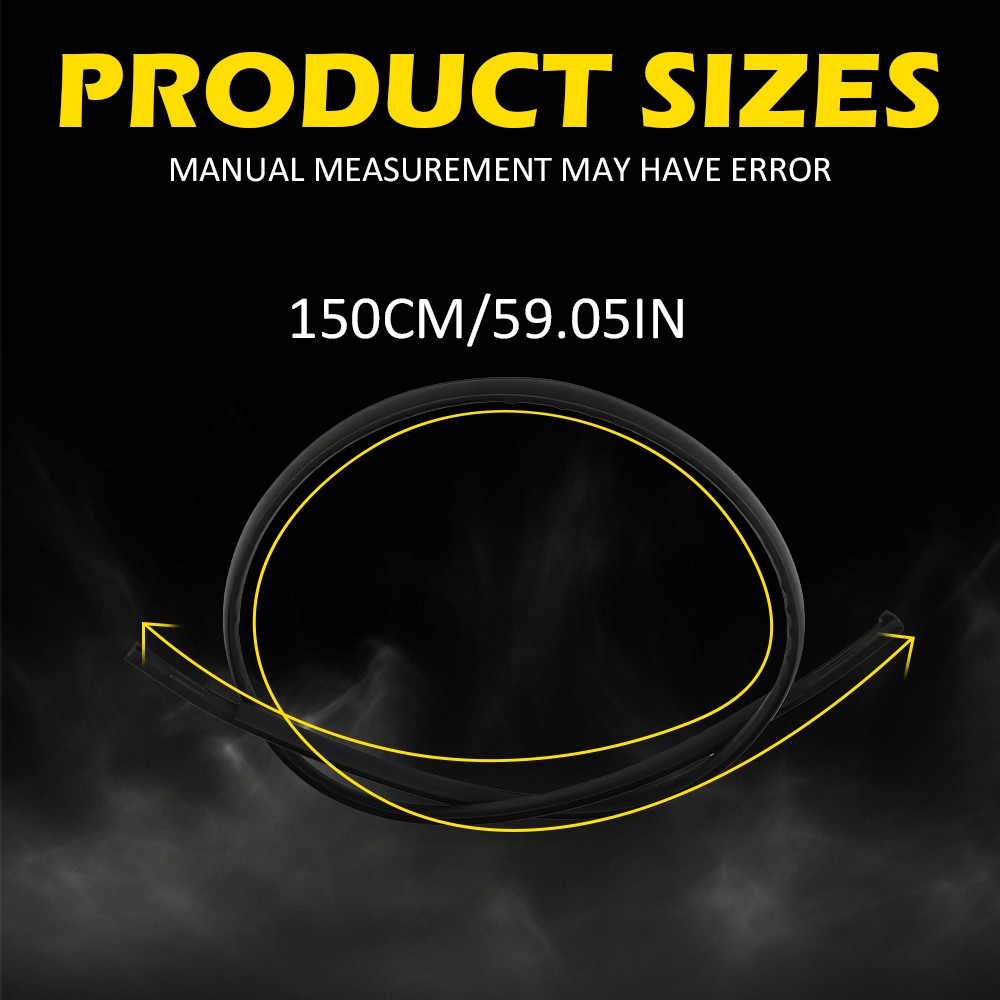 2Pcs For 2013-2018 Nissan Altima LH&H Roof Trim Molding Black Kit Left & Right M