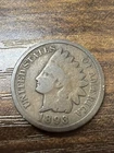 1893 1C Indian Penny Cent  BN Actual Coin Solid Pricing Very Good