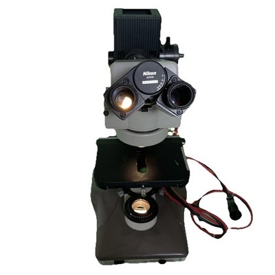 Nikon Labophot 2  Fluorescence System  Components Power On No Obj + Hg Lamp
