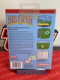 NES Open Tournament Golf Nintendo NES Oval SOQ Sealed New W/ Hangtab - H-Seam