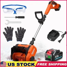 Cordless Snow Shovel 21V Brushless Motor Adjustable Chute Ergonomic Lightweight