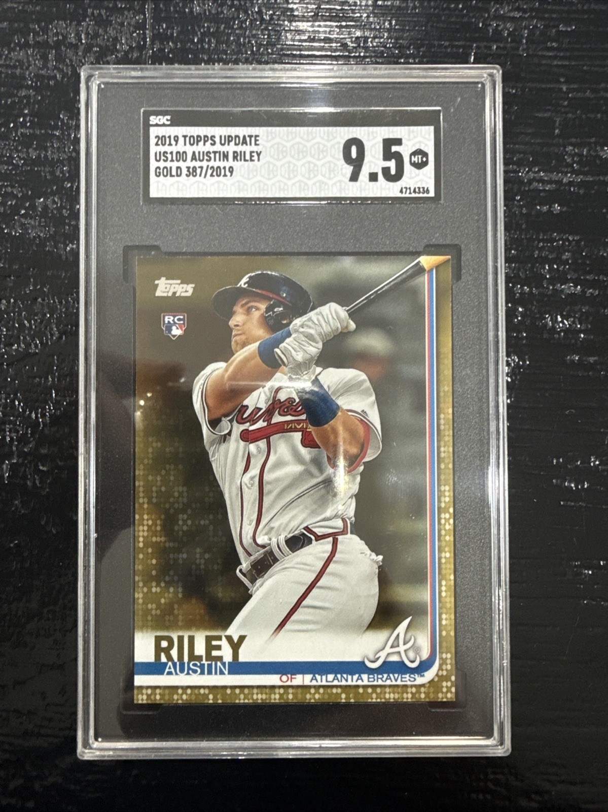 2019 Topps Update Series - Austin Riley #US100 Gold /2019 (RC)