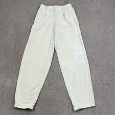 Vintage 50s Atomic Fleck Gabardine Drop Loop Pants Trousers Men 29x29 Rockabilly