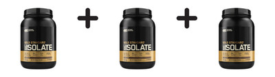 3 x Optimum Nutrition 100% Whey Gold Isolate (2.05lbs) Chocolate (75,27 EUR/kg)