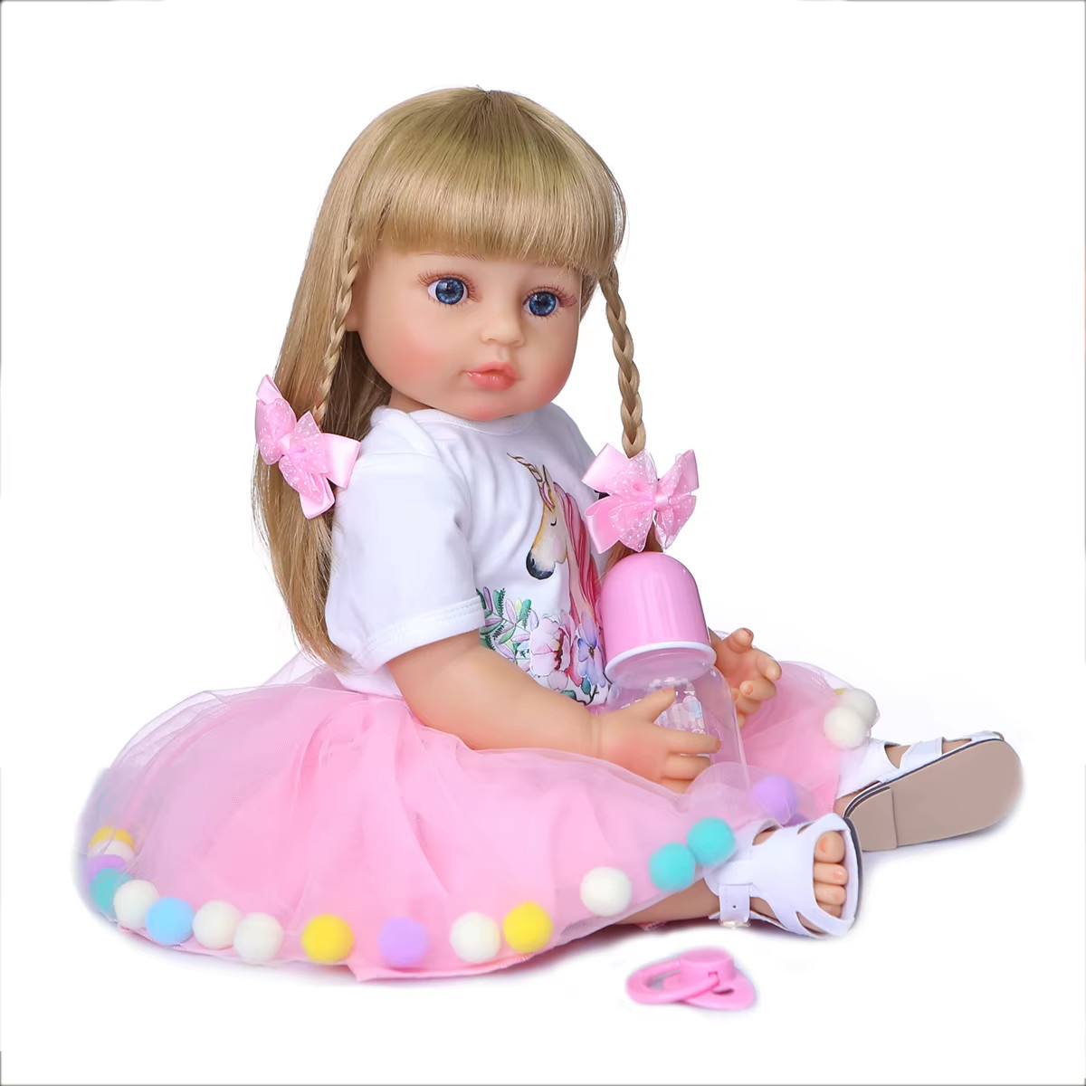 NPK 50CM Full Body Soft Silicone Popular Sweet Face Reborn T