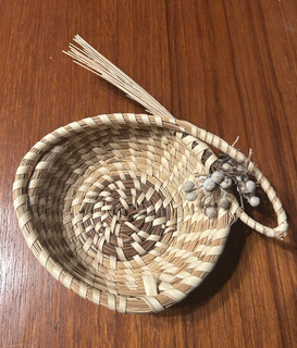 Sweet grass basket from South Carolina