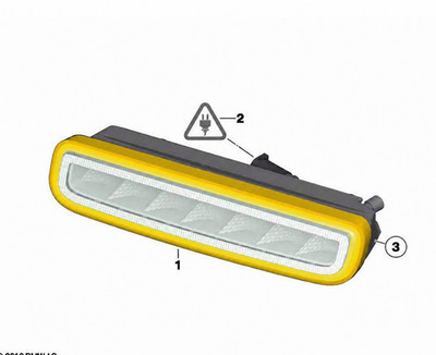 2x Dichtung Frontleuchtenkombination Rolls Royce Drophead Coupe 63117377487 neu