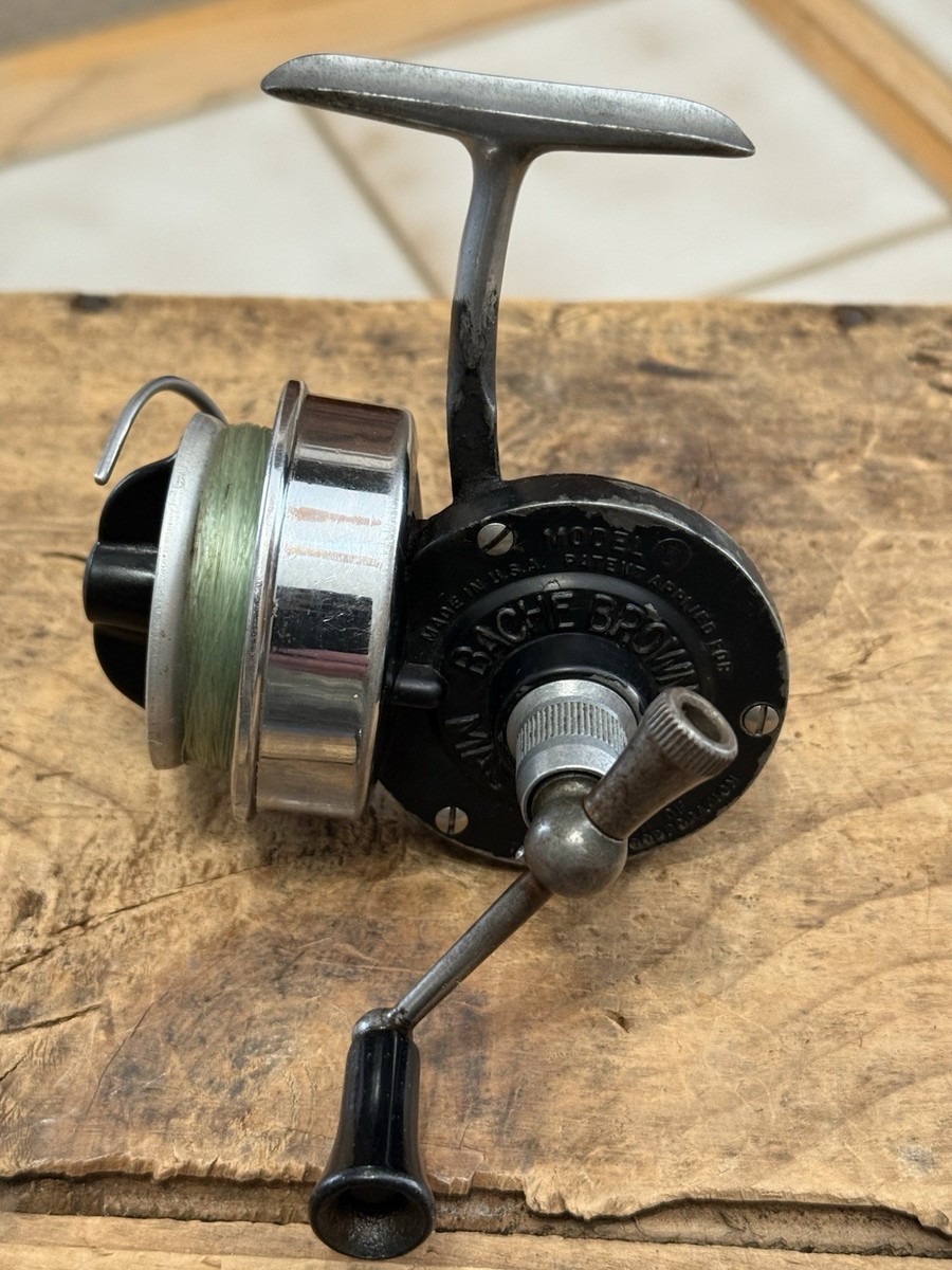 AIREX Bache Brown MasterReel Model 3 Spinning Fishing Reel Lionel