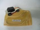 Matchbox Lesney Superkings K-37 Sand Car mounted on ashtray, fading on plating