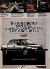 Vintage Ad w/ Protective Cover - Mazda 626