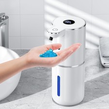 Automatic Soap Dispenser with Smart Digital Display, Touchless Rechargeable H...