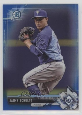 2017 Bowman Chrome Prospects Blue Refractor 33/150 Jaime Schultz #BCP133 b0q