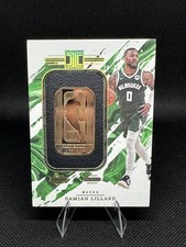 2023-24 Panini Impeccable - Nba Logo Damian Lillard #26 Gold /3