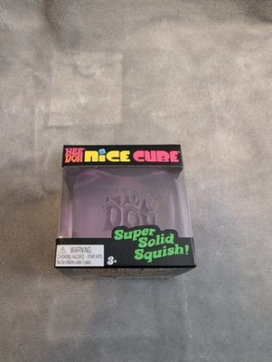 NeeDoh Brand Nice Cube, PURPLE. New, Still in Original Box, Sensory Toy