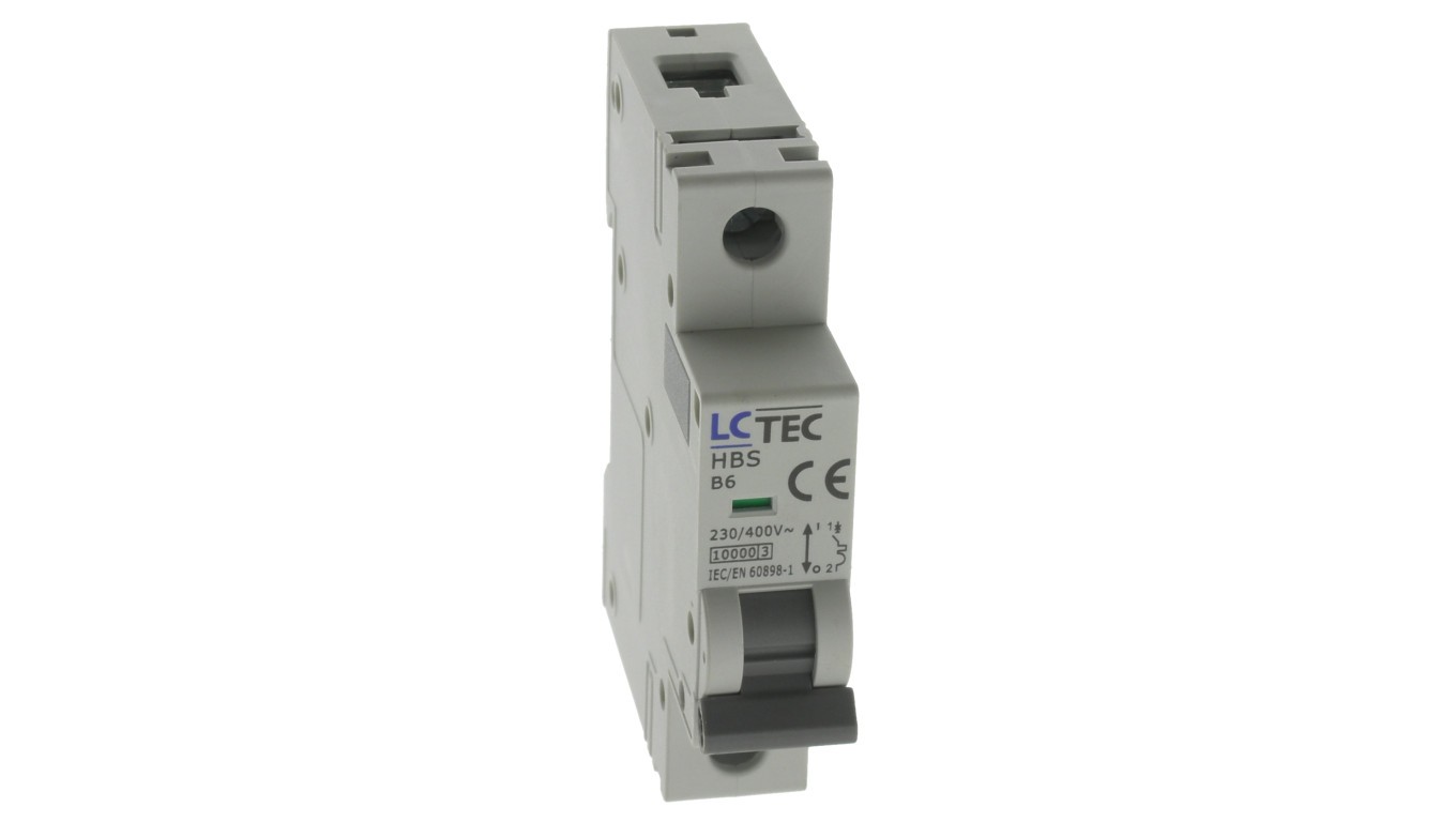 Overcurrent Switch HBS 1P 1M 1F B 6A 10kA 495384