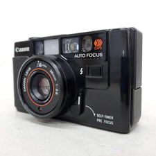 Canon AF35M Autoboy 35mm Point  Shoot Film Camera Black Used Japan