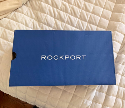 Rockport Junction Point Lace To Toe Men's Black Leather Lace-Up Sneaker 9 Mens