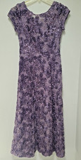 Alex Evenings Formal Dress Sequin Stretch Lace A Line Mother of Bride Groom 10