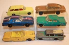 Six (6) Vintage 1950's - 1970's Matchbox / Husky / Tootsietoy / Welly Cars