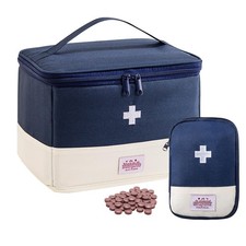 Medication Organizer Storage Bag,Large Capacity Portable Pill Bottle Organize...