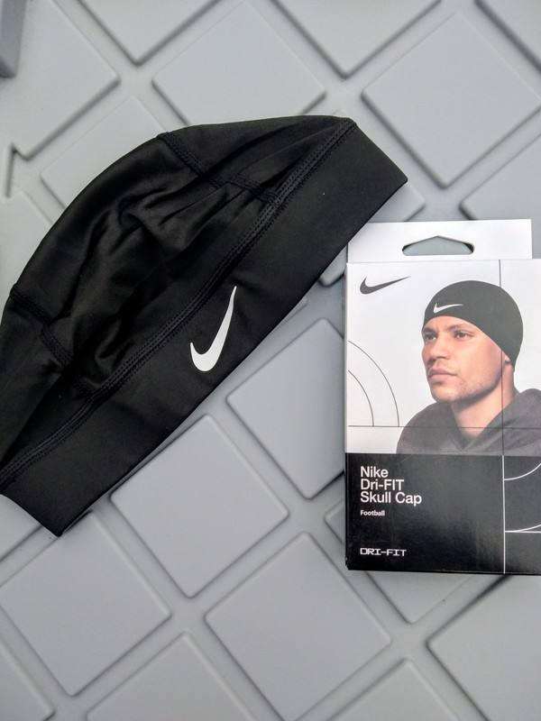Nike Pro BLACK Skull Cap OSFM Dri-FIT Unisex Sports Beanie Fast Dry Training Cap