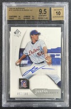 JUSTIN VERLANDER BGS 9.5 2005 UD SP AUTHENTIC 137 PROSPECT RC AUTO /185 TRUEGEM+