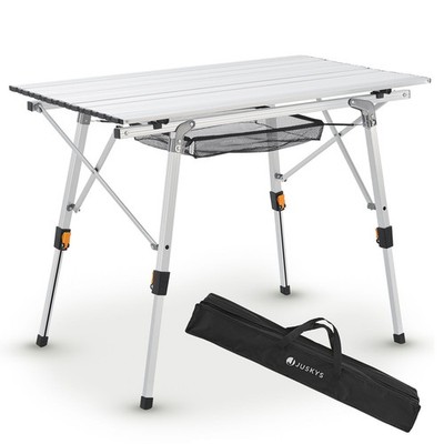 Campingtisch Klapptisch Tisch Gartentisch 90 x 52 cm Aluminium Camping Juskys  