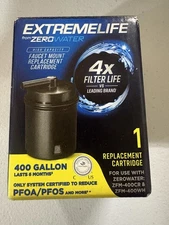 Extreme Life Faucet Mount Replacement Filter by Zero Water 400 Gallon New Sealed