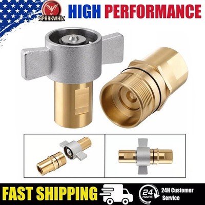 1'' NPT Wet-Line Wing Nut Heavy Duty Hydraulic Quick Disconnect Coupler/Coupling