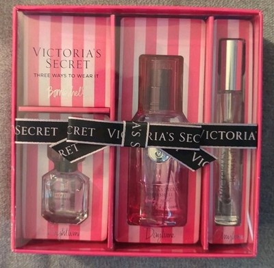 Victoria's Secret Bombshell 3 Ways To Wear It Gift Set Perfume Mist...