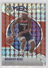 2020-21 Panini Mosaic Men of Mastery Red Mosaic Prizm Bradley Beal #7 0y0n