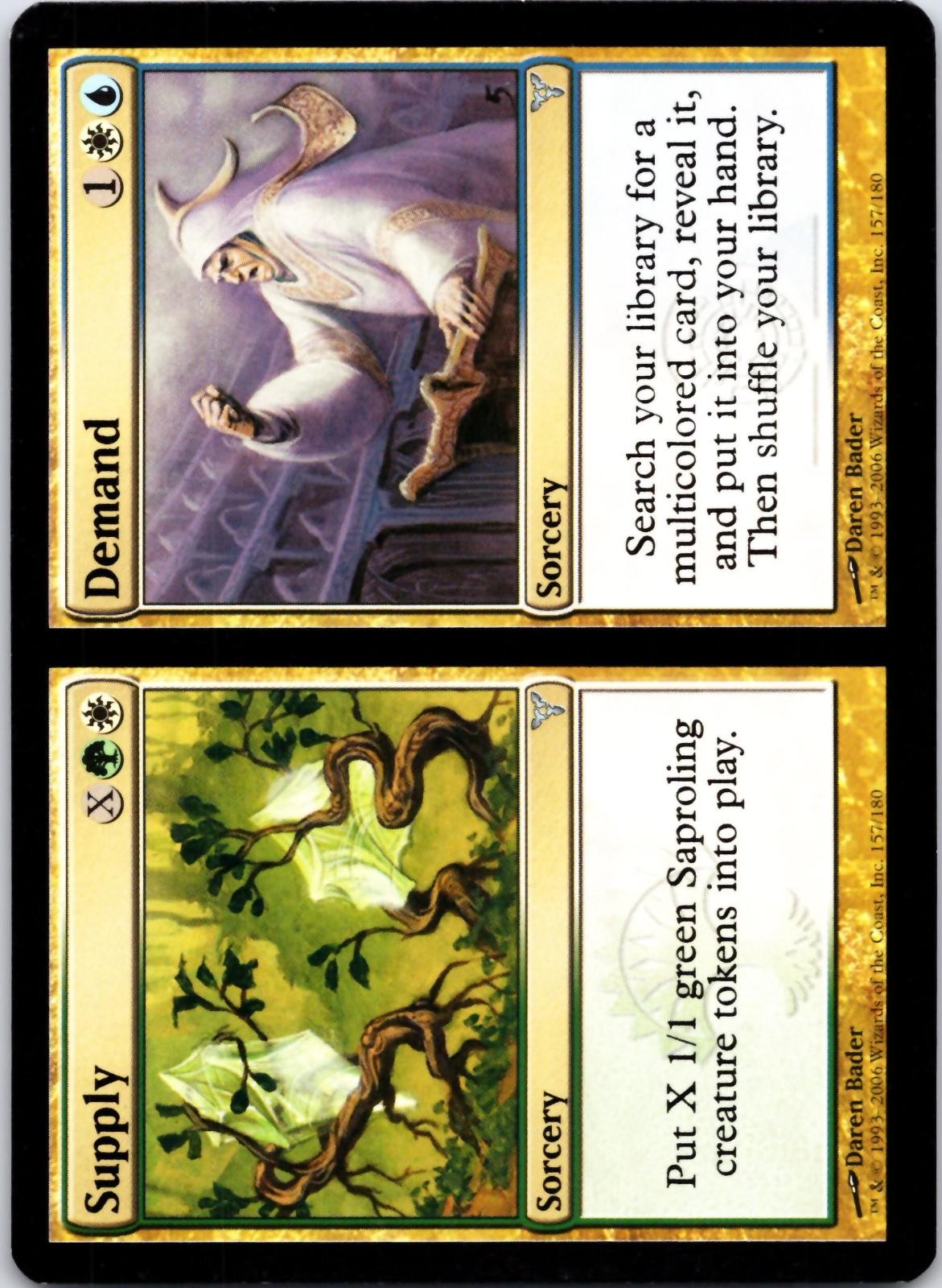 Supply // Demand 157 Uncommon Dissension Magic: The Gathering Lightly Played