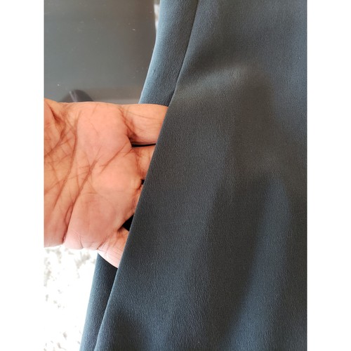 Jones New York 2 Piece Skirt Suit Silk Size 10 Green Single Breasted 2 Button - Picture 19 of 19