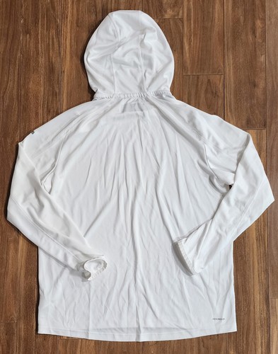 Adidas Lightweight Hoodie Men's Sz XL Aeroready Athletic Pullover Sweatshirt - Picture 9 of 12