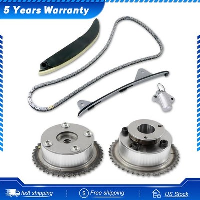 Timing Chain Kit w/ Intake&Exhaust CVVT Gears for Elantra Coupe Tucson Kia Soul