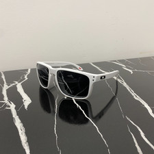 Oakley HOLBROOK Sunglasses XXL OO9487 Matte White Polarized PRIZM Black Lens