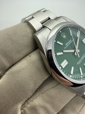 2023 Rolex Oyster Perpetual Green Dial Automatic Steel 41mm Watch 124300 B+P 4
