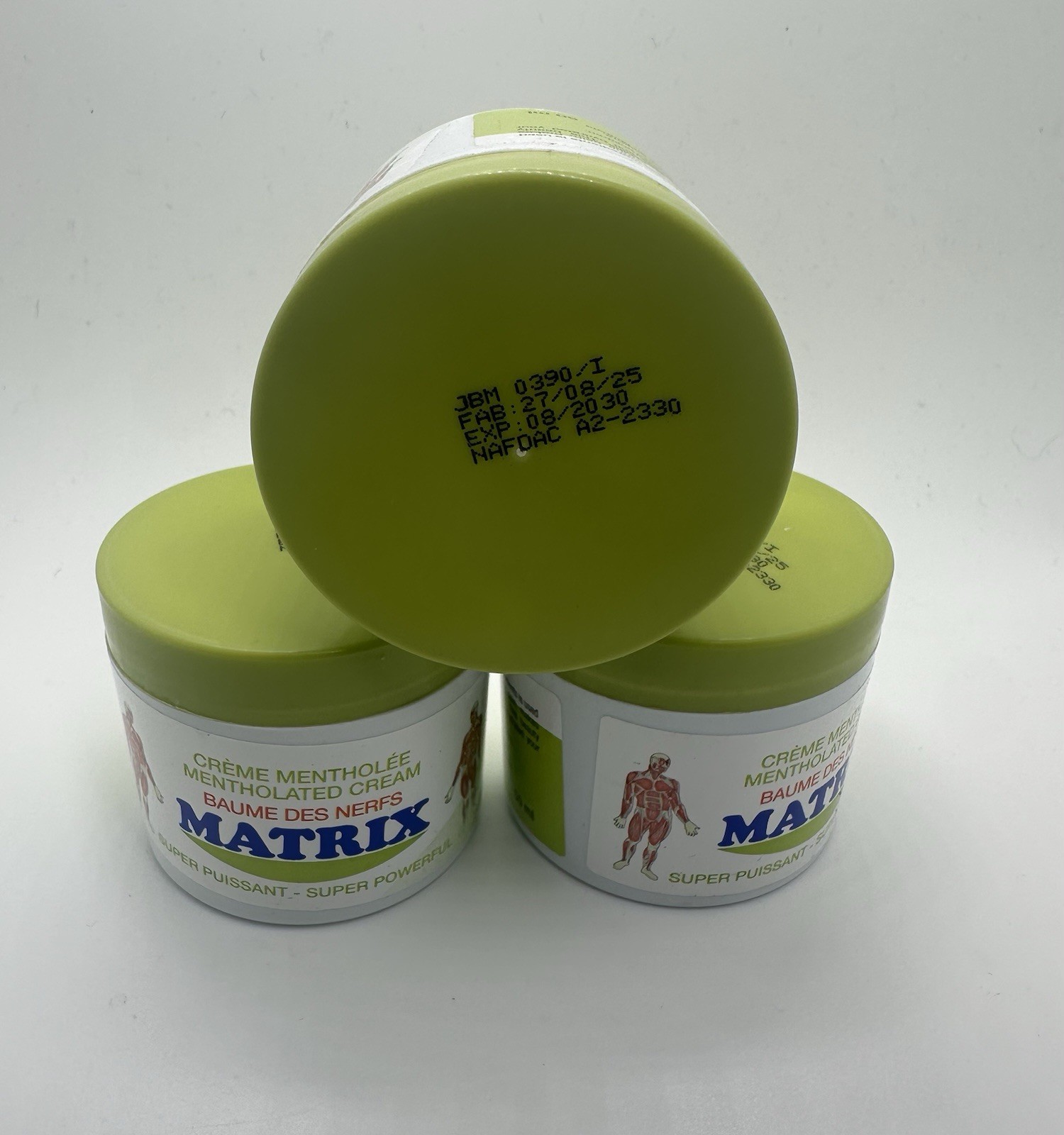 3 PIECES MATRIX(50ml) BODYACHE CREAM super powerful original.exp 01/27