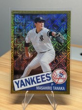 Masahiro Tanaka 2020 Topps 35th Anniversary 1985 Gold Mojo Refractor /50 85TC-28