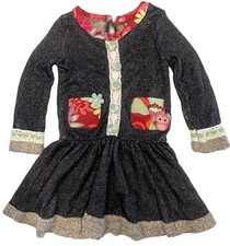 Rare Editions Girl's Sz 4 Long Sleeves Dress