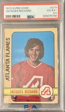 1972 O-Pee-Chee Hockey Jacques Richard #279 PSA 4.5