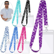 6 Pack Cruise Lanyard for Ship Cards with ID Holder Cruise Essentials Must Haves
