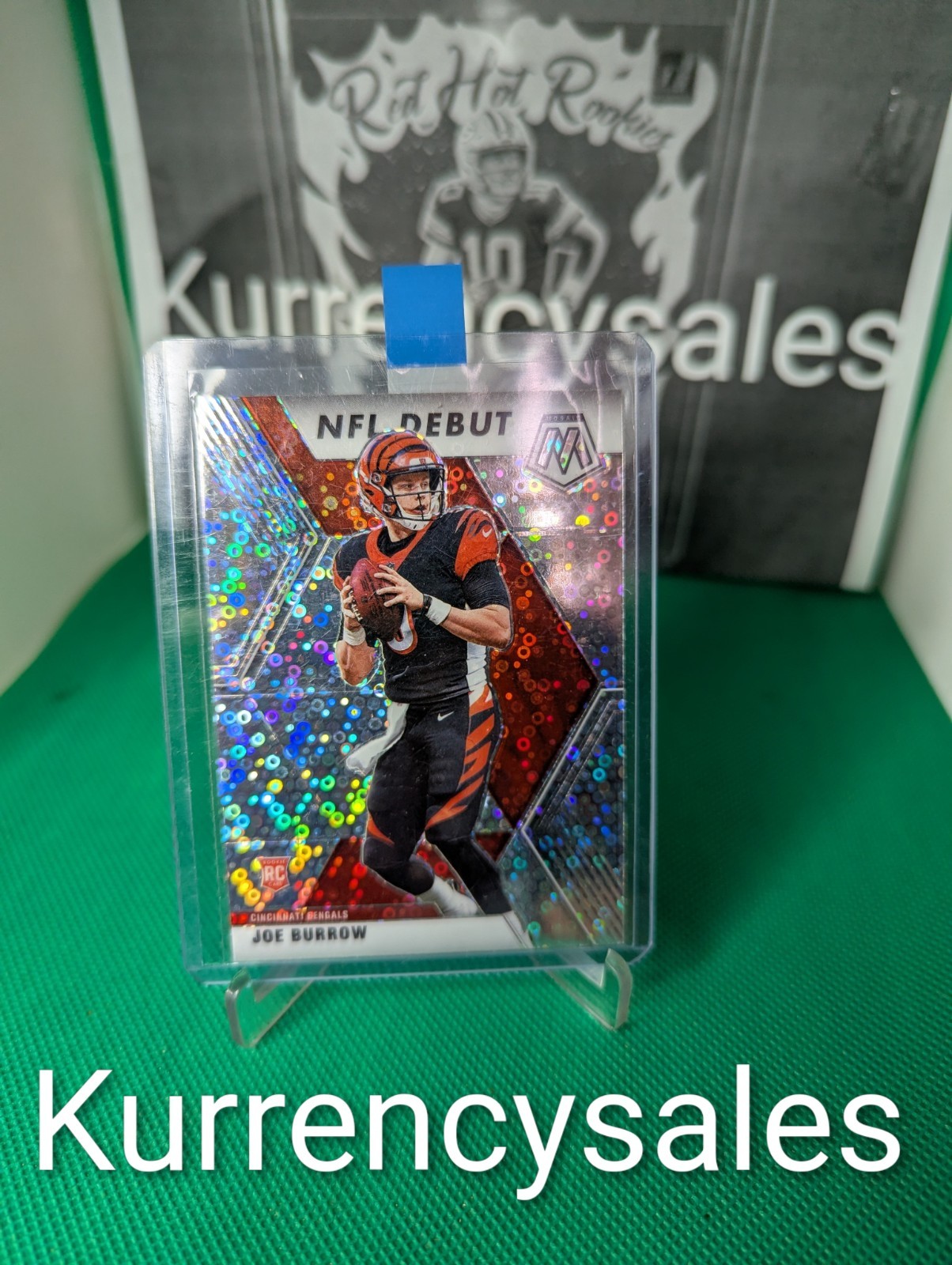 2020 PANINI MOSAIC JOE BURROW CINCINNATI BENGALS #261 SILVER DISCO PRIZM RC