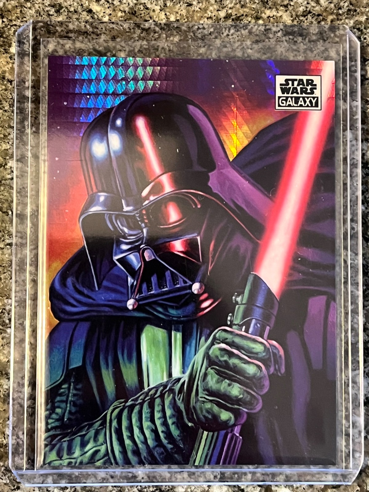 2021 Topps Star Wars Chrome Galaxy- The Darkest Lord Prism Refractor/75