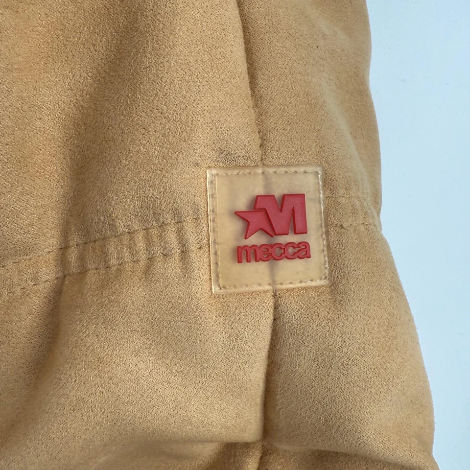 Chaqueta Meca Para Hombres 3XL Tostada Imitación Gamuza Acolchada Puffer Cremallera Cuello Soporte Logo Foto 3 de 4