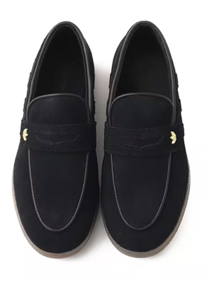 adidas Spezial Handball Loafer Sneakers Laceless Black Suede Shoes
