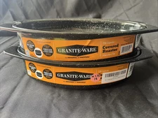 Granite Ware 7lb Capacity Covered Roaster 2-Pack